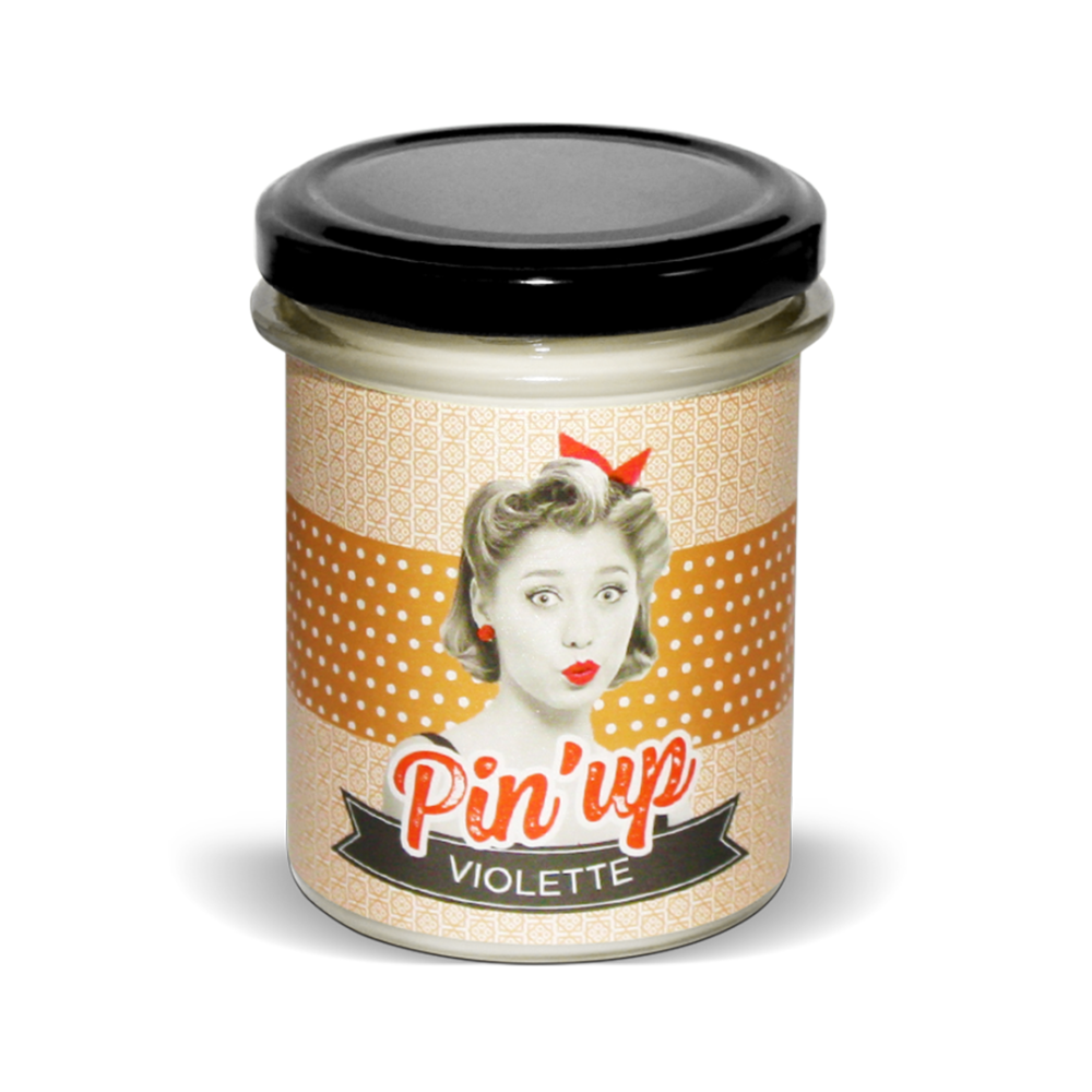 Bougie Pin Up Violette