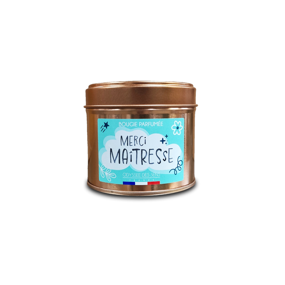 Bougie Merci Maîtresse Fleur de Coton