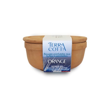 Bougie Terracotta 100g Orange
