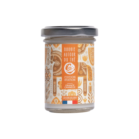 Bougie Autour du Thé Orange Canelle