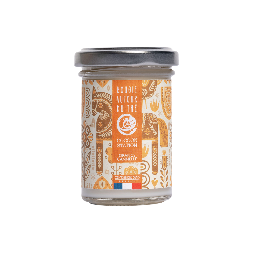 Bougie Autour du Thé Orange Canelle