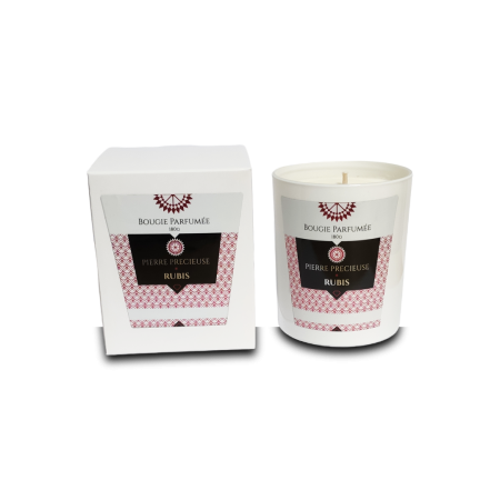 Bougies Rubis Pierres Précieuses