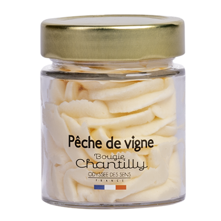 Bougie Chantilly 80g Pêche de Vigne
