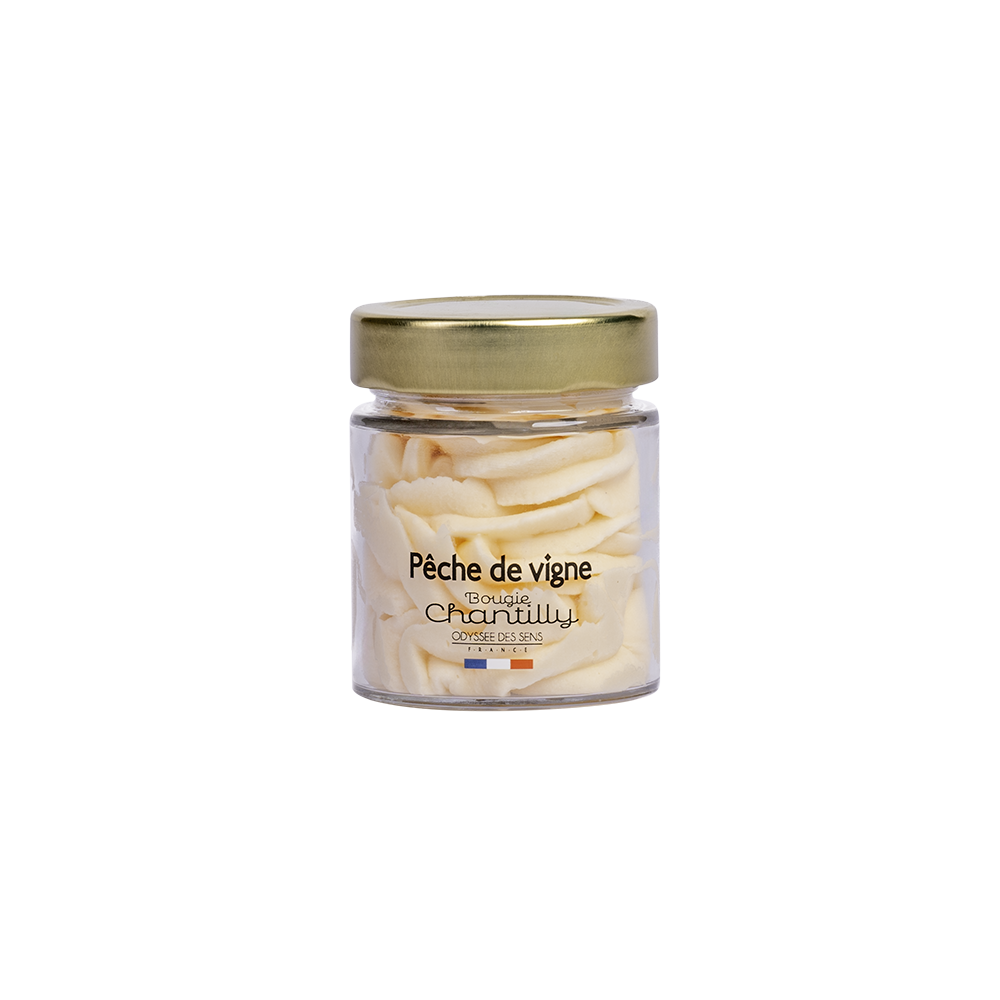 Bougie Chantilly 80g Pêche de Vigne
